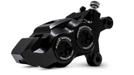 Performance Machine 08-23 FL,18-24 M8 Softail,06-17 VRod 137x4B Rce Series Monobloc Caliper Right BK - Powersports Haven
