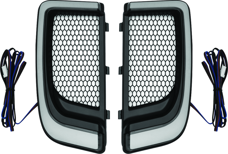 Kuryakyn Tracer Lower Fairing Grill Black - Powersports Haven
