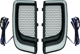 Kuryakyn Tracer Lower Fairing Grill Black - Powersports Haven