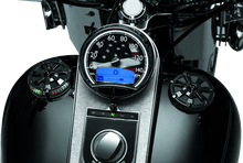 Load image into Gallery viewer, Kuryakyn Alley Cat Fuel &amp; Battery Gauge Gloss Black - Powersports Haven