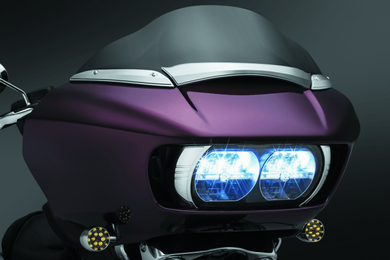 Kuryakyn Windshield Side Trims Chrome - Powersports Haven