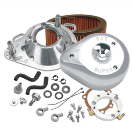 S&S Cycle 01-17 Stock EFI BT Models Teardrop Air Cleaner Kit - Powersports Haven