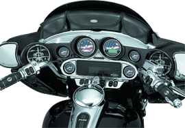 Kuryakyn Stereo Accent 96-13 FL Touring Models Chrome - Powersports Haven