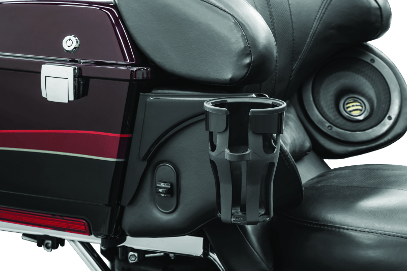 Kuryakyn Reflex Drink Holder-Passenger Mount Black - Powersports Haven