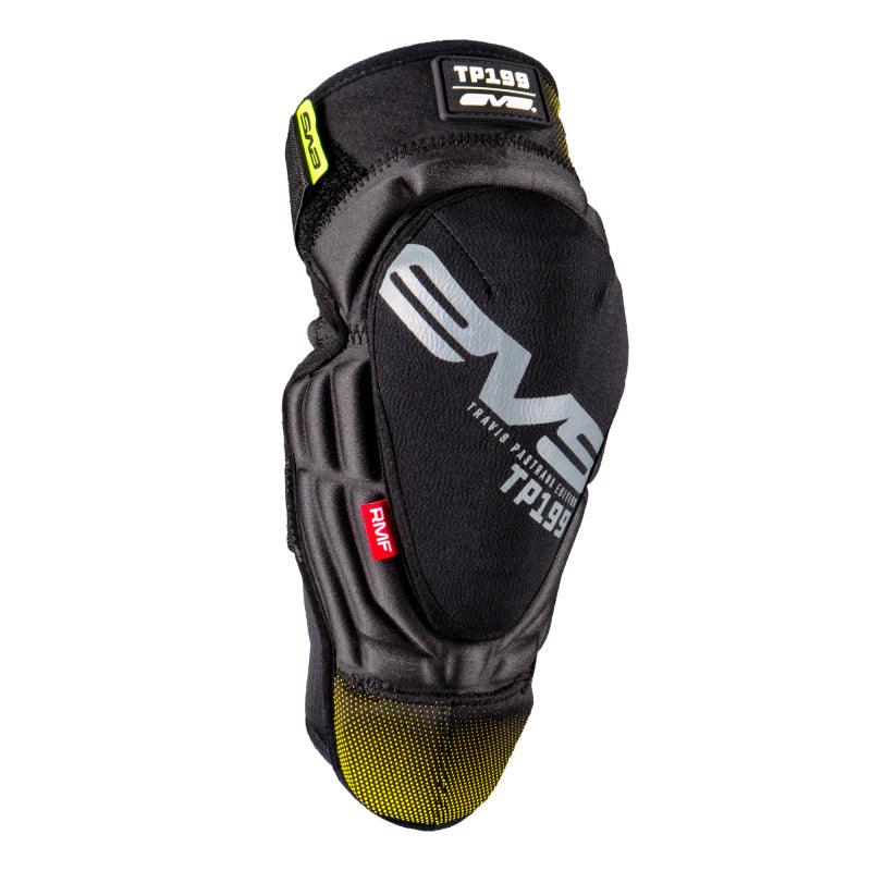 EVS TP199 Knee/Shin Guard Pair Black/Hi Viz - Youth - Powersports Haven