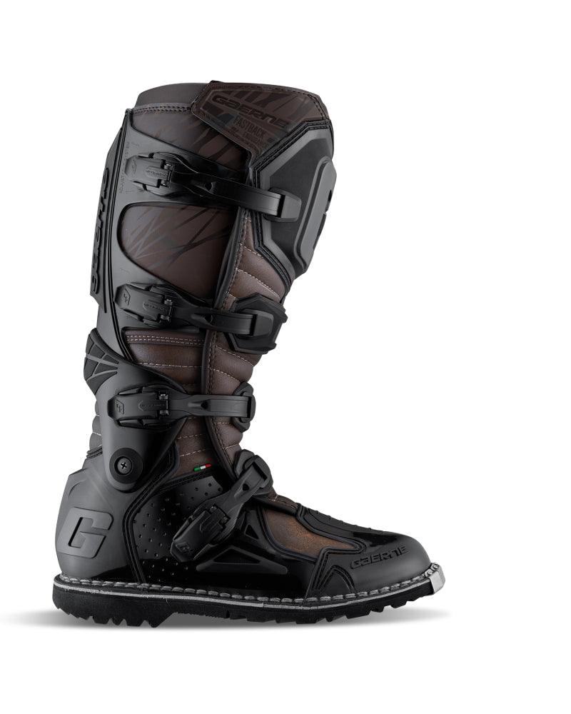 Gaerne Fastback Endurance Enduro Boot Black/Brown Size - 13 - Powersports Haven