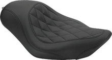 Load image into Gallery viewer, Mustang 04-21 Harley Sportster Wide Tripper Solo Seat Diamond Stitch - Black - Powersports Haven