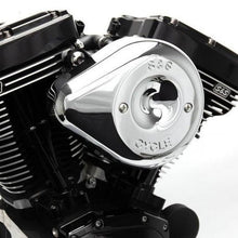 Load image into Gallery viewer, S&amp;S Cycle 2017+ M8 Models Stealth Air Cleaner Kit w/ Chrome Teardrop Cover - Powersports Haven