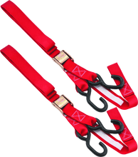 Load image into Gallery viewer, BikeMaster Tiedown 1-1/2 Integrated Softhook - Red - Powersports Haven