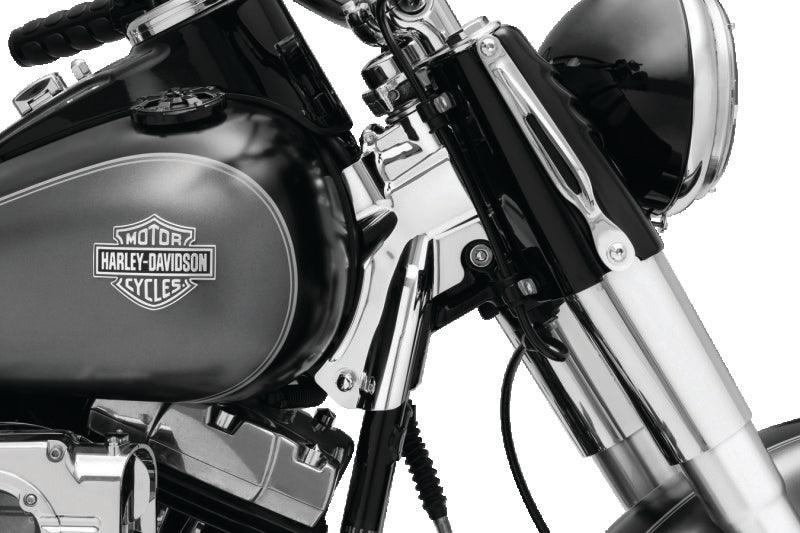 Kuryakyn Neck Cover For 07-17 FLST Models Chrome - Powersports Haven