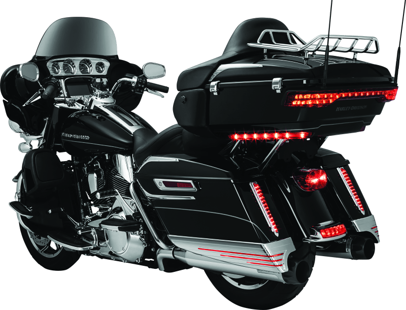 Kuryakyn Tri-Line Gauge Trim 14-Up Touring Models Chrome - Powersports Haven