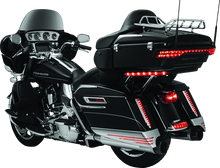 Load image into Gallery viewer, Kuryakyn Tri-Line Gauge Trim 14-Up Touring Models Chrome - Powersports Haven