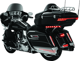 Kuryakyn Tri-Line Gauge Trim 14-Up Touring Models Chrome - Powersports Haven