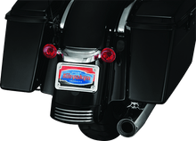 Load image into Gallery viewer, Kuryakyn Curved License Plate Mount Chrome - Powersports Haven