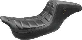 Mustang 97-07 Harley Rd King,06-07 Str Glide,00-05 Eagle Wide Tripper Solo Seat - Brown - Powersports Haven