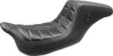 Mustang 97-07 Harley Rd King,06-07 Str Glide,00-05 Eagle Wide Tripper Solo Seat - Brown