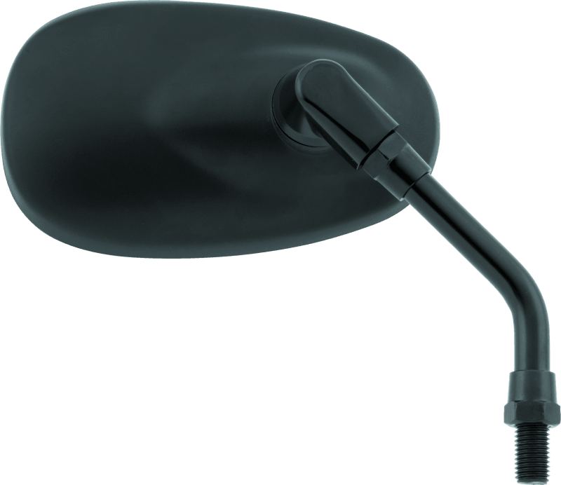 BikeMaster Mini Mirror 10mm - Each - Matte Black - Powersports Haven