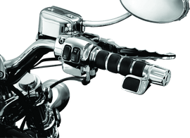 Kuryakyn Contoured ISO Throttle Boss Chrome - Powersports Haven