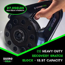 Load image into Gallery viewer, Rhino USA Snatch Block - Powersports Haven