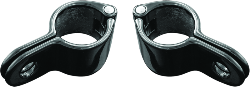 Kuryakyn Magnum Quick Clamp 1inch Gloss Black (Pair) - Powersports Haven