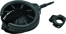 Kuryakyn Drink Holder With Basket 1inch Mount Gloss Black - Powersports Haven
