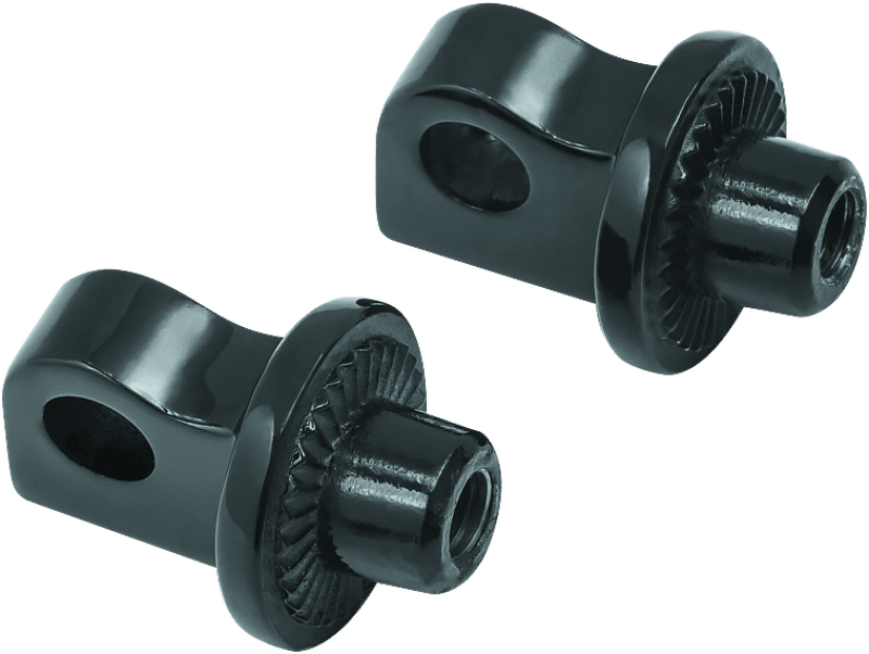 Kuryakyn Splined Peg Adapter Harley-Davidson Male Mount Black - Powersports Haven