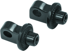 Load image into Gallery viewer, Kuryakyn Splined Peg Adapter Harley-Davidson Male Mount Black - Powersports Haven