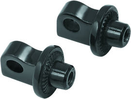 Kuryakyn Splined Peg Adapter Harley-Davidson Male Mount Black - Powersports Haven