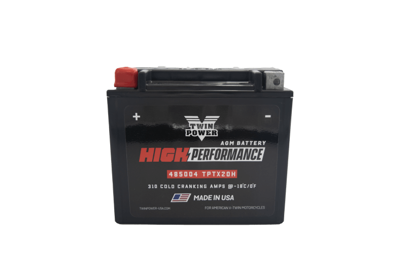 Twin Power YTX-20H High Performance Battery Replaces H-D 65991-82B Made in USA 310 CCA - Powersports Haven