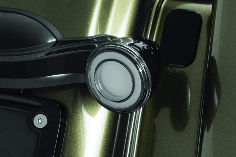 Kuryakyn Tracer L.E.D. Turn Signal Inserts Red/Red Smoke Lens Rear - Powersports Haven