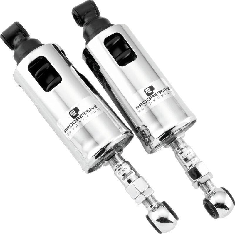 Progressive 00-17 Harley Softail 422 Series Shocks - Chrome - Powersports Haven