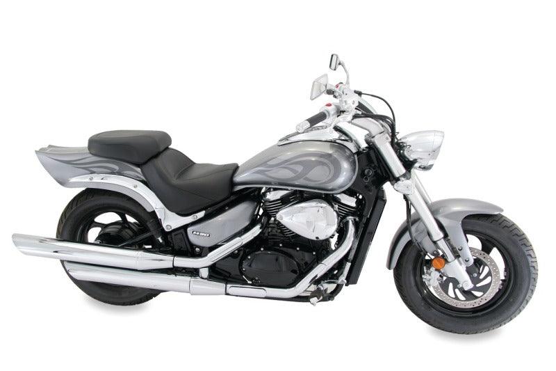 Mustang 05-11 Suzuki Boulevard M50 Standard Touring 2PC Seat - Black - Powersports Haven