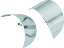 Load image into Gallery viewer, Bikers Choice 86-01 FXRT FLH FLT FLST Chrome Turn Signal Visor Replaces H-D 67737-88T Pr - Powersports Haven