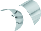 Bikers Choice 86-01 FXRT FLH FLT FLST Chrome Turn Signal Visor Replaces H-D 67737-88T Pr