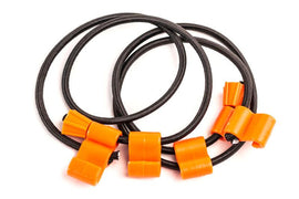 Giant Loop Rubber Boa Straps - Black/Orange - Powersports Haven