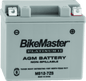 BikeMaster AGM Battery - MS12-7ZS - Powersports Haven