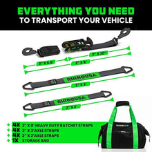 Load image into Gallery viewer, Rhino USA Heavy Duty Vehicle Tie Down Kit (Snap Hook) - Powersports Haven