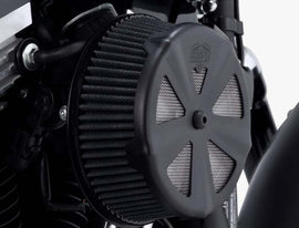 Vance & Hines Black Skullcap Crown Intake Cover - Powersports Haven