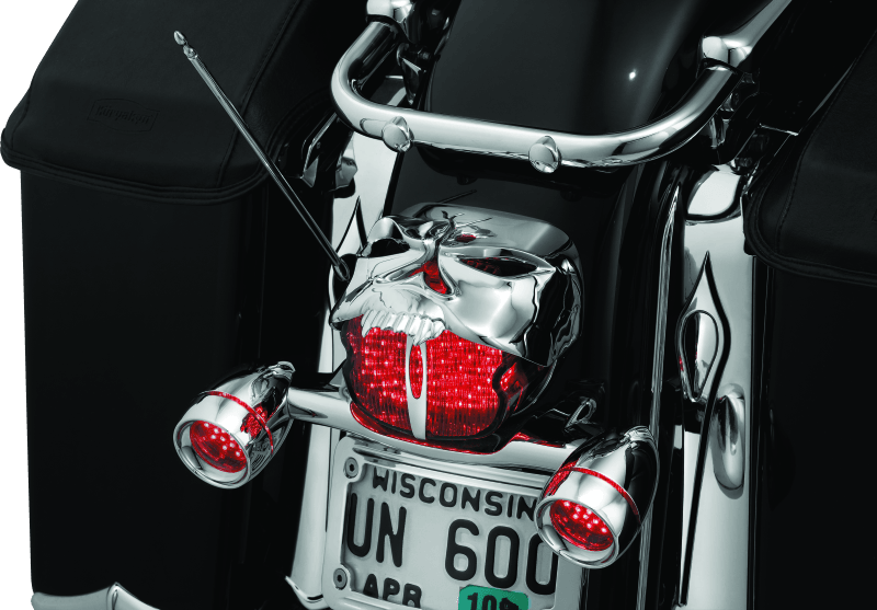 Kuryakyn Zombie Taillight Cover Chrome - Powersports Haven