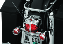 Load image into Gallery viewer, Kuryakyn Zombie Taillight Cover Chrome - Powersports Haven