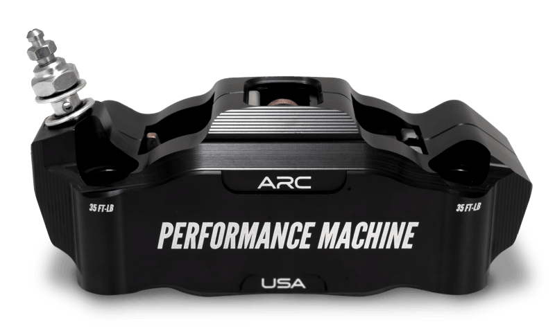 Performance Machine 125 x4 Race Series Radial Mount Caliper with ARC - Right - Black Ano - Powersports Haven