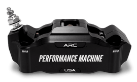 Performance Machine 125 x4 Race Series Radial Mount Caliper with ARC - Left - Black Ano - Powersports Haven