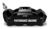 Performance Machine 125 x4 Race Series Radial Mount Caliper with ARC - Left - Black Ano