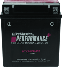 Load image into Gallery viewer, BikeMaster BTX20CH-BS Battery - Powersports Haven
