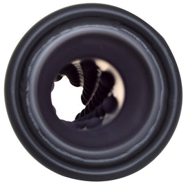 Gibson Rolled Edge Angle-Cut Muffler Quiet Tip - 4in OD/2.25in Inlet/12in Length - Black Ceramic - Powersports Haven