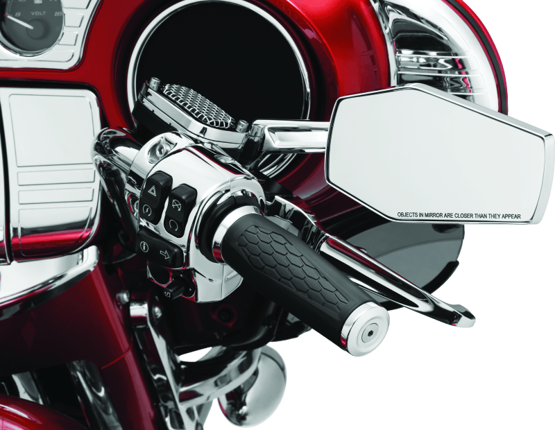 Kuryakyn Hex Mirrors Chrome - Powersports Haven