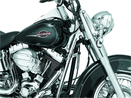 Kuryakyn Downtube Covers 00-06 Softail Chrome - Powersports Haven