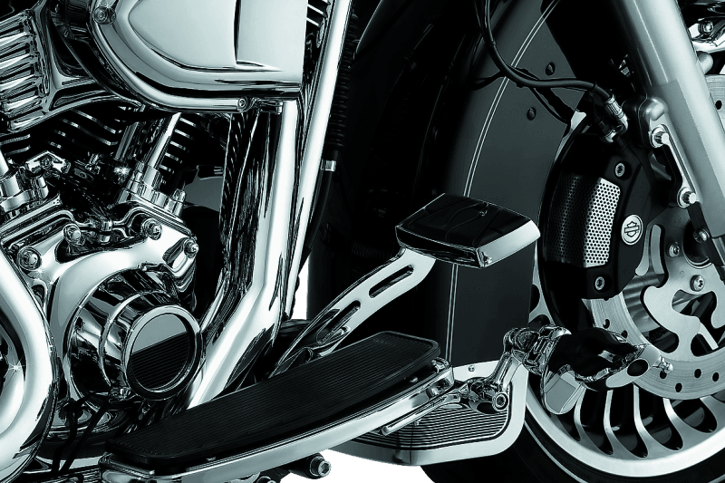 Kuryakyn Extended Brake Pedal Girder 08-13 Touring Chrome - Powersports Haven
