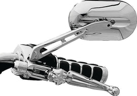 Kuryakyn Magnum Plus Mirror Large Convex Glass Chrome - Powersports Haven
