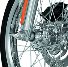 Load image into Gallery viewer, Kuryakyn Twisted Axle Caps Chrome - Powersports Haven